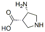80546-89-0,3-Pyrrolidinecarboxylicacid,4-amino-,cis-(9CI)