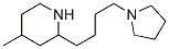 805977-08-6,Piperidine, 4-methyl-2-[4-(1-pyrrolidinyl)butyl]- (9CI)