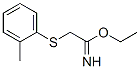 806635-91-6,Ethanimidic acid, 2-[(2-methylphenyl)thio]-, ethyl ester (9CI)