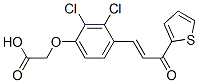 80672-97-5,2-[2,3-dichloro-4-[(E)-3-oxo-3-thiophen-2-yl-prop-1-enyl]phenoxy]aceti c acid