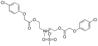 80723-12-2,bis[2-[2-(p-chlorophenoxy)-1-oxoethoxy]ethyl]methylammonium methanesulphonate