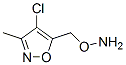 80728-24-1,Isoxazole, 5-[(aminooxy)methyl]-4-chloro-3-methyl- (9CI)