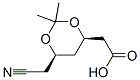 807312-27-2,1,3-Dioxane-4-aceticacid,6-(cyanomethyl)-2,2-dimethyl-,(4R,6R)-(9CI)