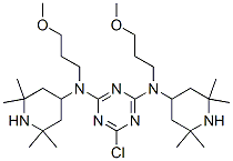 80804-88-2,6-chloro-N,N'-bis(3-methoxypropyl)-N,N'-bis(2,2,6,6-tetramethyl-4-piperidyl)-1,3,5-triazine-2,4-diamine