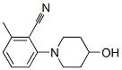 808133-87-1,Benzonitrile, 2-(4-hydroxy-1-piperidinyl)-6-methyl- (9CI)