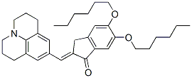 80867-04-5,5,6-bis(hexyloxy)-2,3-dihydro-2-[(2,3,6,7-tetrahydro-1H,5H-benzo[ij]quinolizin-9-yl)methylene]-1H-inden-1-one