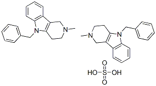 80879-62-5,bis[5-benzyl-2,3,4,5-tetrahydro-2-methyl-1H-pyrido[4,3-b]indole] sulphate