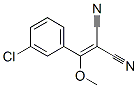 81066-92-4,2-[(3-CHLOROPHENYL)METHOXYMETHYLENE]PROPANE DINITRILE
