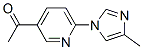 810662-41-0,Ethanone, 1-[6-(4-methyl-1H-imidazol-1-yl)-3-pyridinyl]- (9CI)