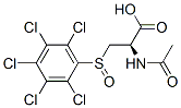 81081-96-1,(2R)-2-acetamido-3-(2,3,4,5,6-pentachlorophenyl)sulfinyl-propanoic aci d