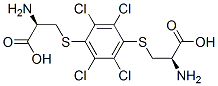 81100-03-0,(2R)-2-amino-3-[4-[(2R)-2-amino-2-carboxy-ethyl]sulfanyl-2,3,5,6-tetra chloro-phenyl]sulfanyl-propanoic acid