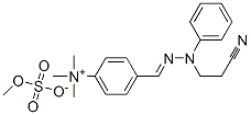 81173-67-3,4-[[(2-cyanoethyl)phenylhydrazono]methyl]-N,N,N-trimethylanilinium methyl sulphate