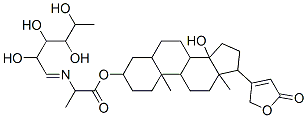 81176-34-3,[14-hydroxy-10,13-dimethyl-17-(5-oxo-2H-furan-3-yl)-1,2,3,4,5,6,7,8,9, 11,12,15,16,17-tetradecahydrocyclopenta[a]phenanthren-3-yl] 2-(2,3,4,5 -tetrahydroxyhexylideneamino)propanoate