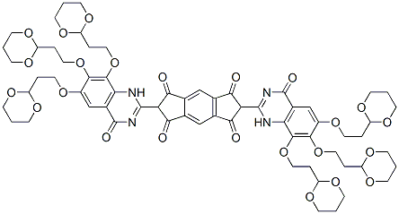 811803-67-5,s-Indacene-1,3,5,7(2H,6H)-tetrone,  2,6-bis[6,7,8-tris[2-(1,3-dioxan-2-yl)ethoxy]-1,4-dihydro-4-oxo-2-quinazolinyl]-  (9CI)
