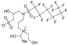 81190-38-7,sodio(2-hydroxyethyl)[3-[(2-hydroxy-3-sulphonatopropyl)[(tridecafluorohexyl)sulphonyl]amino]propyl]dimethylammonium hydroxide