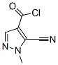81303-60-8,1H-Pyrazole-4-carbonyl chloride, 5-cyano-1-methyl- (9CI)
