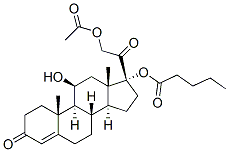 81456-46-4,11beta,17,21-trihydroxypregn-4-ene-3,20-dione 21-acetate 17-valerate