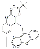 81456-57-7,[4-[[3-(2,2-dimethylpropanoyloxy)-2-oxo-chromen-4-yl]methyl]-2-oxo-chr omen-3-yl] 2,2-dimethylpropanoate