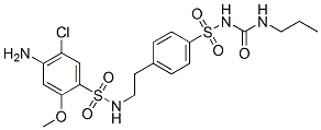 81514-37-6,1-[4-[2-[(4-amino-5-chloro-2-methoxy-phenyl)sulfonylamino]ethyl]phenyl ]sulfonyl-3-propyl-urea