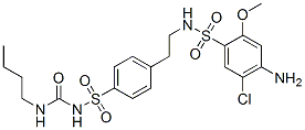 81514-38-7,1-[4-[2-[(4-amino-5-chloro-2-methoxy-phenyl)sulfonylamino]ethyl]phenyl ]sulfonyl-3-butyl-urea