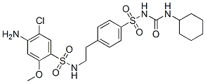 81514-39-8,1-[4-[2-[(4-amino-5-chloro-2-methoxy-phenyl)sulfonylamino]ethyl]phenyl ]sulfonyl-3-cyclohexyl-urea