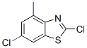81561-05-9,Benzothiazole, 2,6-dichloro-4-methyl- (9CI)