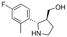 815631-71-1,3-Pyrrolidinemethanol,2-(4-fluoro-2-methylphenyl)-,(2S,3S)-(9CI)