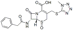 81589-25-5,[6R-(6alpha,7beta)]-3-[[(1-methyl-1H-tetrazol-5-yl)thio]methyl]-8-oxo-7-(phenylacetamido)-5-thia-1-azabicyclo[4.2.0]oct-2-ene-2-carboxylic acid 5-oxide