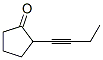 81792-48-5,Cyclopentanone, 2-(1-butynyl)- (9CI)