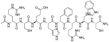 819048-44-7,AC-D-ARG-CYS-GLU-HIS-D-PHE-ARG-TRP-CYS-NH2