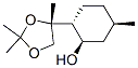 820208-73-9,Cyclohexanol, 5-methyl-2-[(4R)-2,2,4-trimethyl-1,3-dioxolan-4-yl]-, (1R,2R,5R)- (9CI)