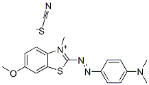 82142-16-3,2-[[4-(dimethylamino)phenyl]azo]-6-methoxy-3-methylbenzothiazolium thiocyanate