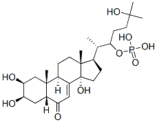 82183-62-8,[(2S,3R)-6-hydroxy-6-methyl-2-[(2S,3R,5R,9R,10R,13R,17R)-2,3,14-trihyd roxy-10,13-dimethyl-6-oxo-2,3,4,5,9,11,12,15,16,17-decahydro-1H-cyclop enta[a]phenanthren-17-yl]heptan-3-yl]oxyphosphonic acid