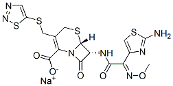 82219-81-6,sodium (6R,7R)-7-[[2-(2-amino-1,3-thiazol-4-yl)-2-methoxyimino-acetyl] amino]-8-oxo-3-(thiadiazol-5-ylsulfanylmethyl)-5-thia-1-azabicyclo[4.2 .0]oct-2-ene-2-carboxylate