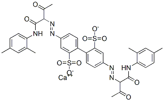 82312-37-6,calcium 4,4'-bis[[1-[[(2,4-dimethylphenyl)amino]carbonyl]-2-oxopropyl]azo][1,1'-biphenyl]-2,2'-disulphonate