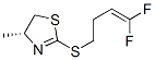 824391-26-6,Thiazole, 2-[(4,4-difluoro-3-butenyl)thio]-4,5-dihydro-4-methyl-, (4R)- (9CI)