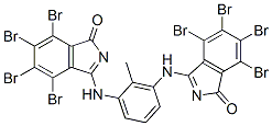 82457-14-5,3,3'-[(2-methyl-1,3-phenylene)diimino]bis[4,5,6,7-tetrabromo-1H-isoindol-1-one]
