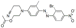 82457-19-0,2-[4-[(2-bromo-4-nitrophenyl)azo]-N-(2-cyanoethyl)-3-methylanilino]ethyl acetate