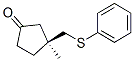 824940-64-9,Cyclopentanone, 3-methyl-3-[(phenylthio)methyl]-, (3S)- (9CI)