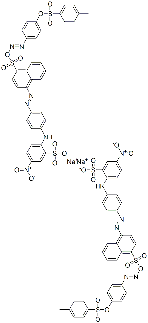 82508-83-6,disodium 1-[[4-[[(4-methylphenyl)sulphonyl]oxy]phenyl]azo]-4-[[4-[(4-nitro-2-sulphonatophenyl)amino]phenyl]azo]naphthalenesulphonate