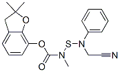 82560-69-8,(2,2-dimethyl-3H-benzofuran-7-yl) N-(cyanomethyl-phenyl-amino)sulfanyl -N-methyl-carbamate