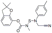 82560-70-1,(2,2-dimethyl-3H-benzofuran-7-yl) N-[cyanomethyl-(4-methylphenyl)amino ]sulfanyl-N-methyl-carbamate