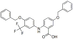 82578-53-8,Benzoic  acid,  5-(phenylmethoxy)-2-[[4-(phenylmethoxy)-3-(trifluoromethyl)phenyl]amino]-