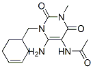 82593-47-3,Acetamide,  N-[6-amino-1-(3-cyclohexen-1-ylmethyl)-1,2,3,4-tetrahydro-3-methyl-2,4-dioxo-5-pyrimidinyl]-