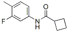 826999-57-9,Cyclobutanecarboxamide, N-(3-fluoro-4-methylphenyl)- (9CI)