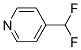 82878-62-4,Pyridine, 4-(difluoromethyl)- (9CI)