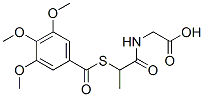 82922-44-9,N-[1-oxo-2-[(3,4,5-trimethoxybenzoyl)thio]propyl]glycine