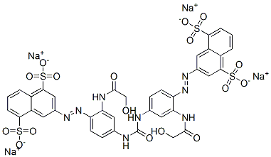 83006-46-6,tetrasodium 3,3'-[carbonylbis[imino[2-[(hydroxyacetyl)amino]-4,1-phenylene]azo]]bisnaphthalene-1,5-disulphonate