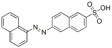 83006-50-2,6-(1-naphthylazo)naphthalene-2-sulphonic acid