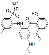 83006-72-8,sodium 3-[[9,10-dihydro-8-hydroxy-4-(isopropylamino)-9,10-dioxo-1-anthryl]amino]toluene-4-sulphonate
